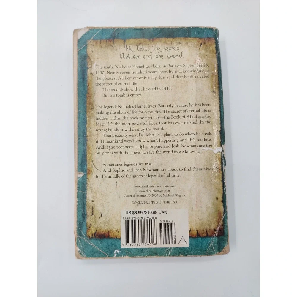 The Alchemyst Michael Scott Secrets of Immortal Nicholas Flamel‎ Paperback 2007